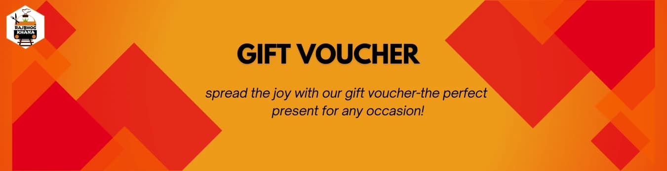 Rajbhog Khana Gift Voucher - spread the joy