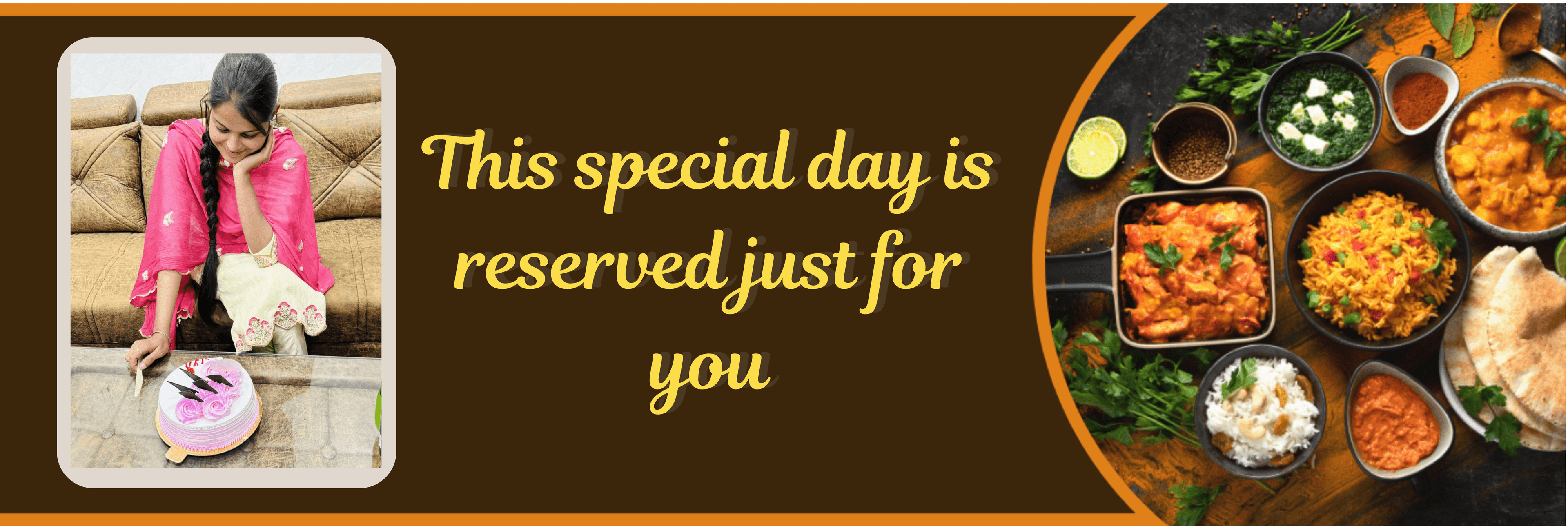 This special day is reserved just for you