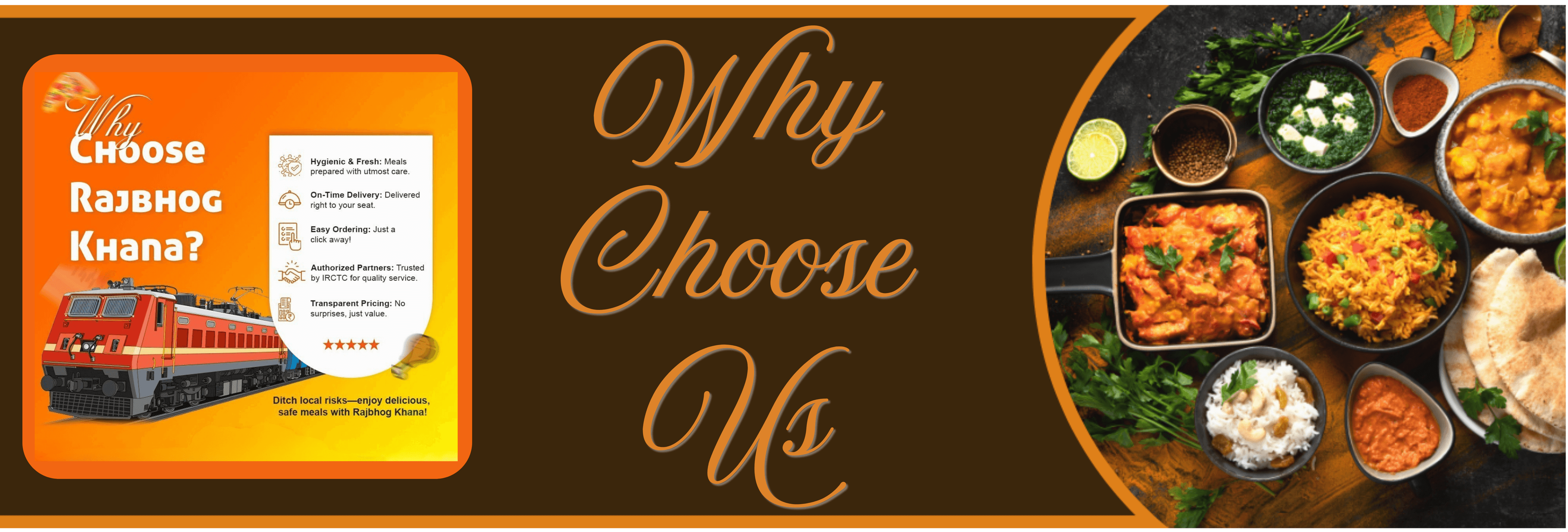 Why Choose Us - Choose Rajbhog Khana