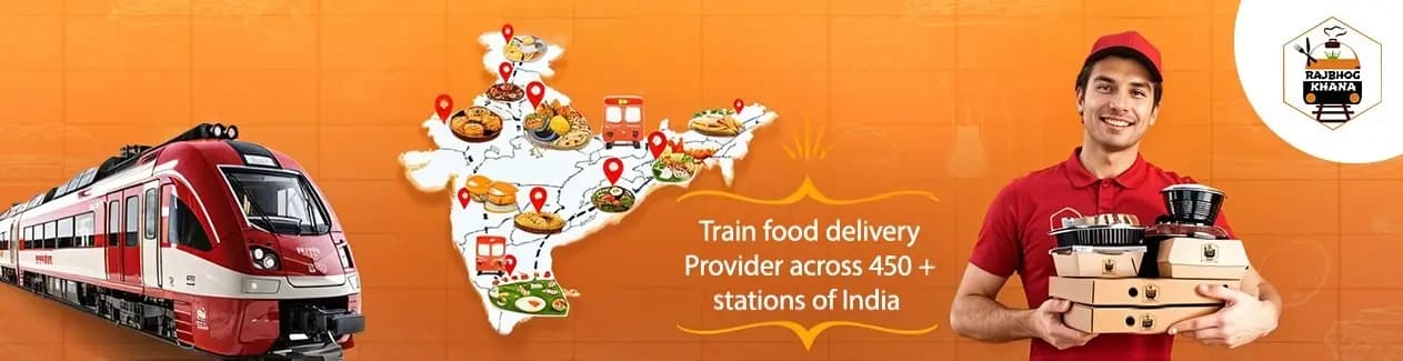 Rajbhog Khana - train food delivery provider across 450+ stations of India
